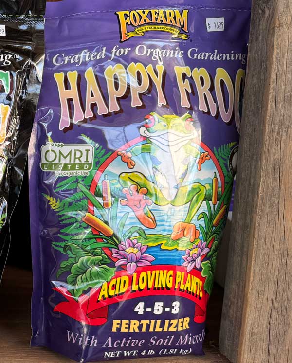 organic garden supplies foxfarm happy frog organic fertilizer for acid loving plants 600x746 1